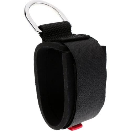 Scuba Underwater Diving Dive Wrist Strap Hand Lanyard Hanging Rope with D-Ring for Safety Weight Lifting Fitness Sports Acces