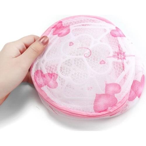 Premium Mesh Home Cleaning Tools Bra Wash Bags Washing Protecting Delicates Underwear Zipper Folding Nylon