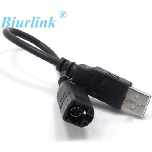 Radio USB Transfer Cable Adapter for Volkswagen BORA Sagitar Magotan Touran Octavia Fabia lavida