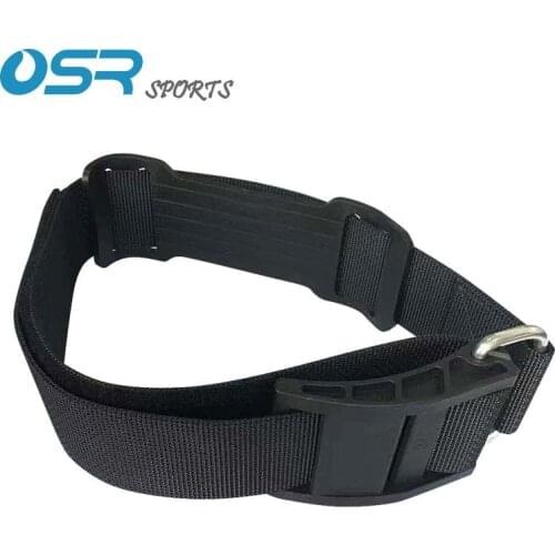 Scuba Diving tank band with nylon cam buckle for backmount BCD