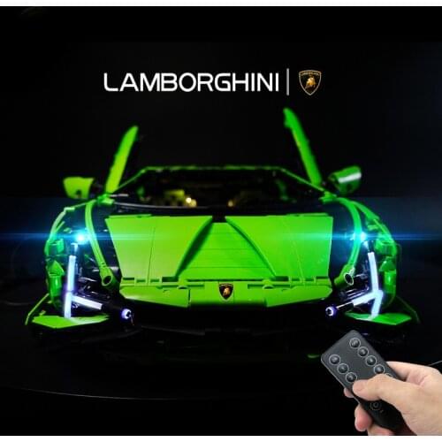 In Stock Only LED Light Up Kit For 42115 Super Car SIAN FKP37 lights (The Model Not Included)