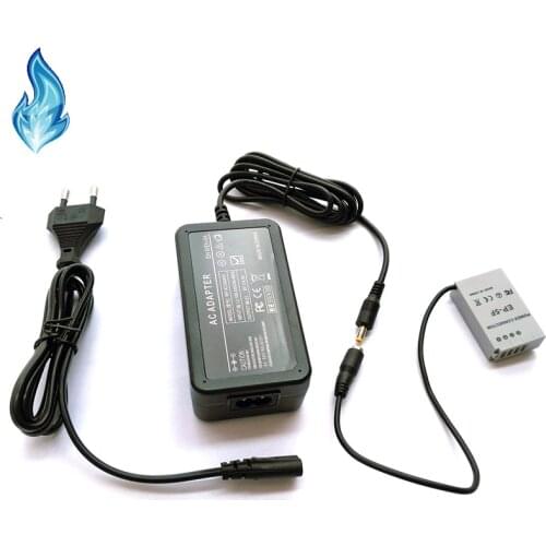 10Sets Free Shipping EH5+EP5F / EH-5+EP-5F / EH-5 EP-5F AC Power Adapter Kit (EN-EL24) for Nikon 1 J5 1J5 Digital Cameras