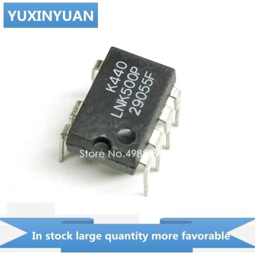 10PCS/LOT LNK500P LNK500 LNK 500P K500P NK500P DIP7 in stock