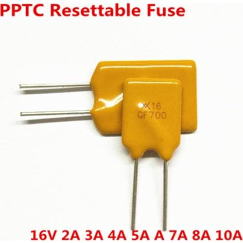 10PCS PPTC restore fuse 16V 2A 3A 4A 5A A 7A 8A 10A