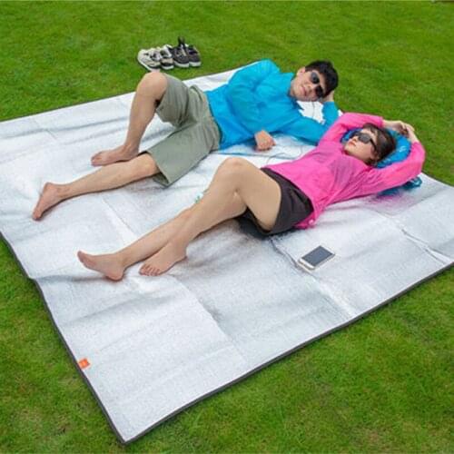 2020 Camping Mat Tent Mattress Waterproof Aluminum FoilEVA Collapsible Sleeping Picnic Beach Pad Outdoor Mat Multi-Size E091