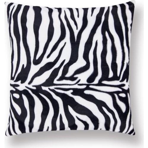 40x40cm Animal Pattern Pillow Case Zebra Cushion Pillow Covers Square Cushion Cover For Couch
