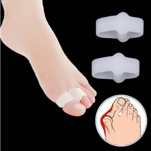 6 Pairs Gel Toe Separator Hallux Valgus Bunion Corrector Orthotics Pedicure Feet Bone Thumb Adjuster Correction Tool
