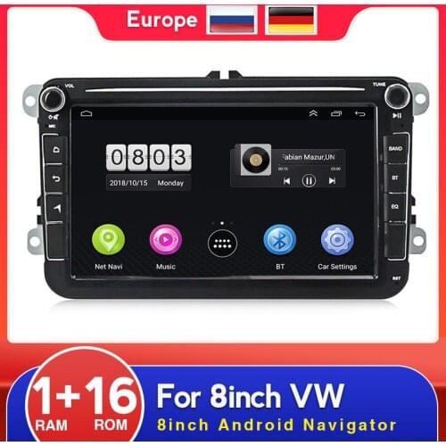 Car Multimedia Player for VW/Volkswagen/Golf/Polo/Tiguan/Passat/b7/b6/SEAT/leon/Skoda/Octavia Radio 2din Android Car GPS Navi