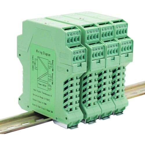 BSC K S J E T R Type input Thermocouple Temperature Transmitter 4-20mA 0-10v 0-5v output TC Isolated temperaturet transducer