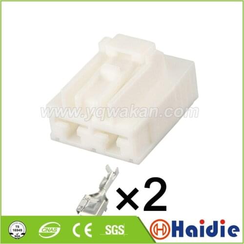 Free shipping 5sets 2pin auto female of 6098-1278 harness plug automotive electrical plastic unsealed connector 6098-1104