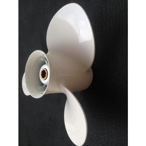 Free shipping 9 7/8x12 - F For yamaha 20HP 30HP propellers outboard yamaha Aluminium Propeller cheap boat motors