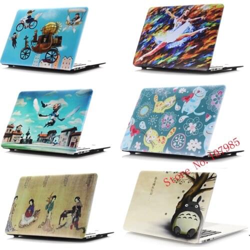 Cartoon Cover Case For Apple Macbook 11.6 12 13.3 15.4 Air Pro Retina Touchbar laptop Protector For Mac book 11 12 13 15 inch