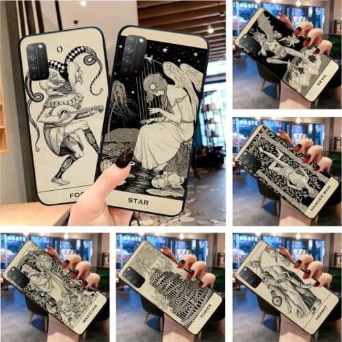 Fool Tarot Card Meanings Phone Case for Huawei Honor 30 20 10 9 8 8x 8c v30 Lite view 7A pro