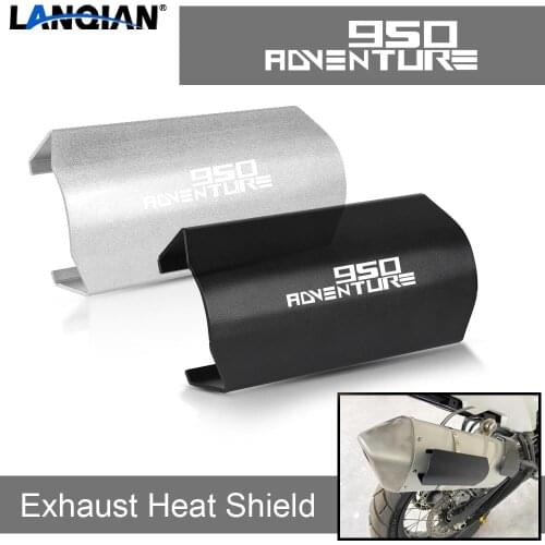 For 950 Adventure 950Adventure ADV 2003-2007 2005 2006 Motorcycle Exhaust Pipe Heat Shield Protector Guard Anti-scalding Cover