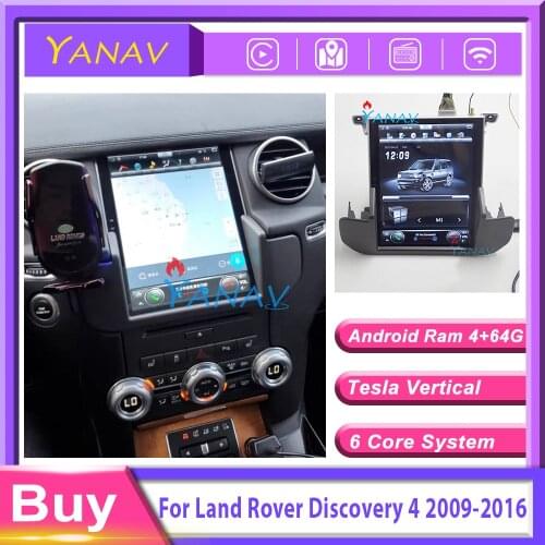 For Land Rover Discovery 4 LR4 L319 Tesla Touch Screen Android Multimedia Player 2009~2016 Car Radio Stereo Gps Navi Head Unit