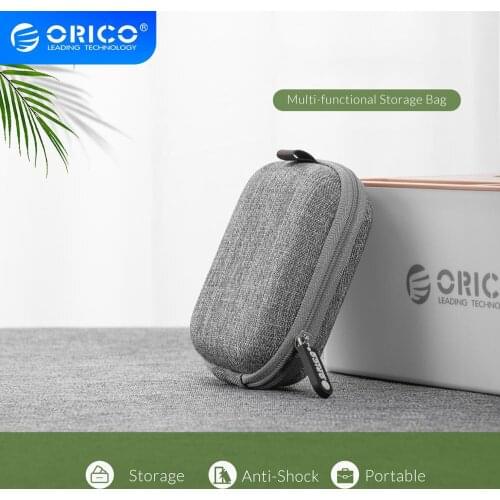 ORICO Travel Digital Accessories Cable Organizer Earphone Storage Bag Key Coin USB Charger Storage Bags Mini Pouch