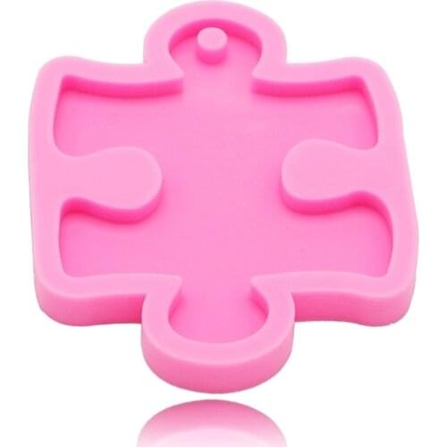 F3MF Keychain Epoxy Resin Mold Jewelry Necklace Pendant Silicone Mould DIY Crafts Ornaments Casting Tool