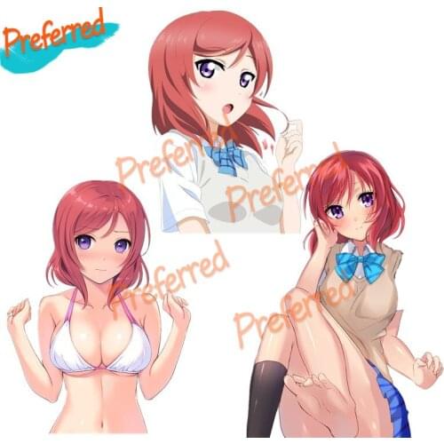 Exquisite Decals Exterior Accessories Anime Girl Nishikino.Maki LOVE LIVE Car Windshield Sticker Road Bike Laptop Decal