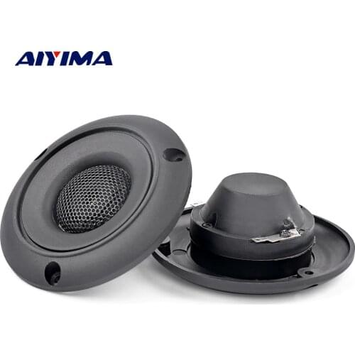 AIYIMA 2Pcs 2.5Inch Piezo Tweeter 25W Ceramics Piezo Treble Speaker Piezoelectric Audio Speaker Buzzer Treble DIY Home Theater