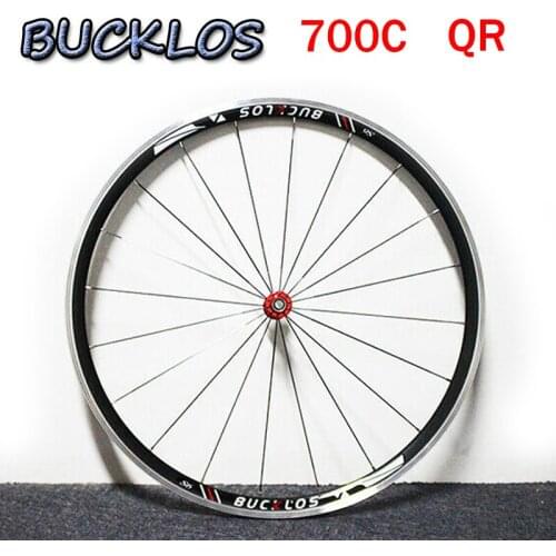 BUCKLOS 700C Wheelset 7-11 Speed Aluminum Alloy Wheels Road Bike V Brake Clincher Front Rear Wheelsets Fit 7-11S Cassette