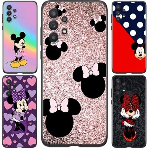 Cute Mickey Mouse For Samsung A91 A72 A71 A52 A51 A42 A41 A32 A31 A22 A21S A12 A11 A03 A02S A01 5G Phone Case