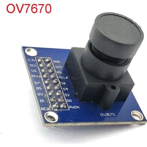 OV7670 Camera Module OV7670 Module Supports VGA CIF Auto Exposure Control Display Active Size 640X480 for Arduino