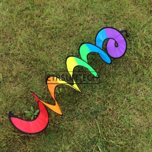 100pcs Colorful Camping Tent Foldable Rainbow Spiral Windmill Wind Spinner Beach Garden Party Decoration Ornaments