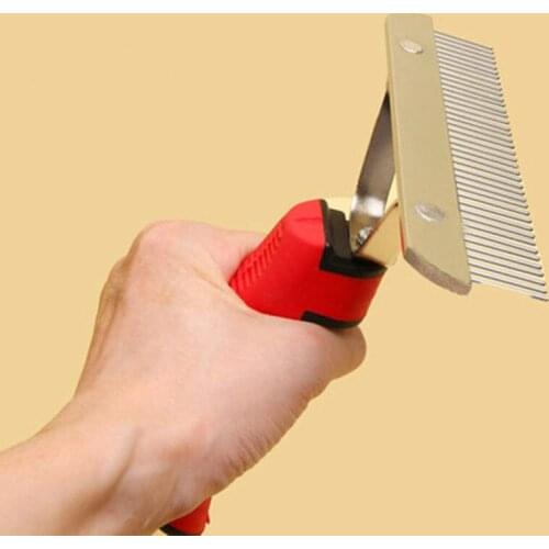 Pet Hair Removal Comb Dog Short Medium Hair Brush Handle Beauty Brush Accessories Comb for Cats Grooming Tool 2020 E11419
