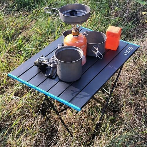 Folding Camp Table Large Portable Camping Table and Carrying Bags for Indoor and Outdoor Picnic