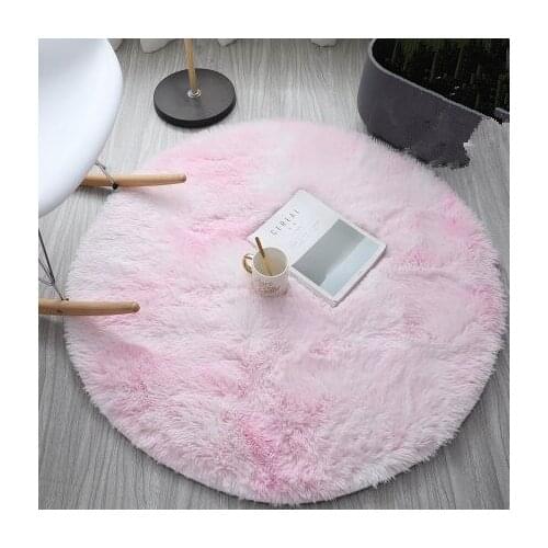 Super Soft Silk Wool Rug Indoor Modern Shag Area Rug Silky Rugs Bedroom Floor Mat Baby Nursery Rug Children Carpet