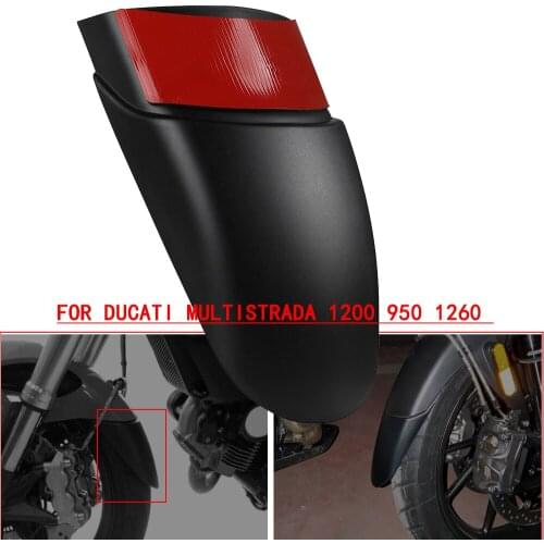 Universal Motorcycle Front FendersHigh-quality plastic Splash Fender Accessories FOR DUCATI MULTISTRADA 1200 950 1260 2016-2021