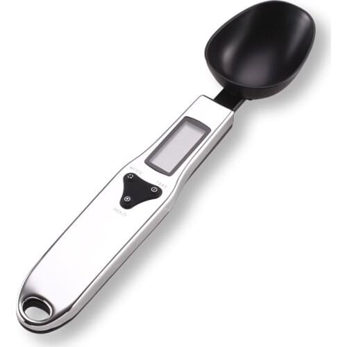 Smart Digital Kitchen Scale Spoon LCD Display Mini Food Volumn Measuring Weighing Tool 500/0.1g Baking Cooking Coffee New Design