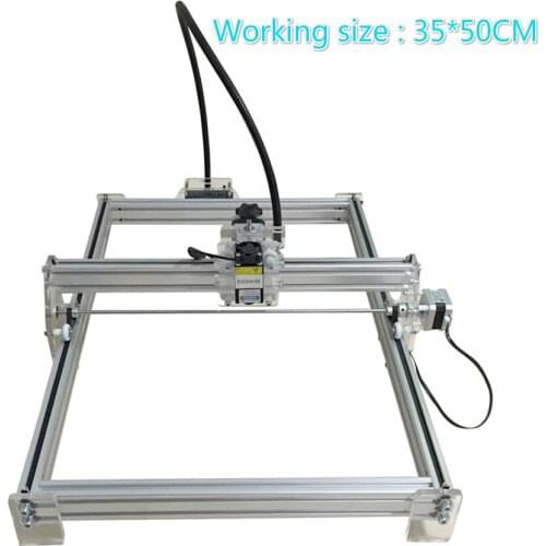 15W Working Area 35*50CM DIY Laser Engraving Machine For Toy Laser Cutting Machine 15000MW Laser Engraver Mark on Metal