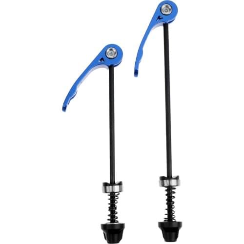 2pcs Bike Bicycle Hub Skewers Downhill Hub Front + Rear Skewers Quick Release Axle Skewers for MTB Road Bike Mountain bike