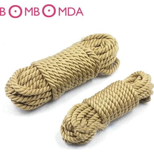 5M 10M Sex Toys Cotton Hemp Rope Provocative Alternative Cotton Tied Rope Bondage Sex Bondage Sex Products