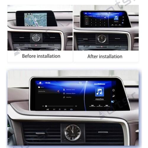12.3" Screen Android 10.0 For Lexus RX 300 350 400h 450hl 2020 Car Radio Multimedia Video DVD Player Navigation GPS Stereo 2 din