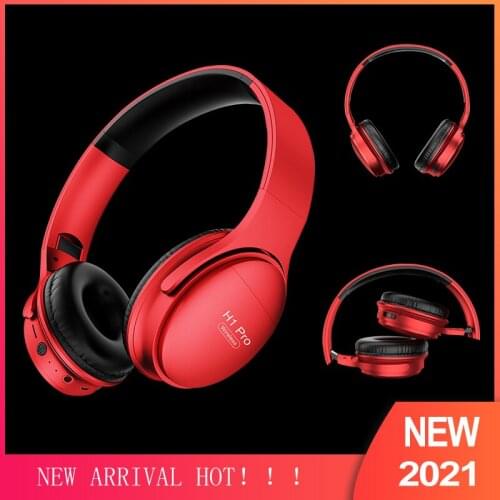 H1 Pro Wireless Headset Bluetooth5.0 Hi-Fi Stereo Over-Ear Headphones Support Foldable Memory Card Ergonomic For Android IPhone