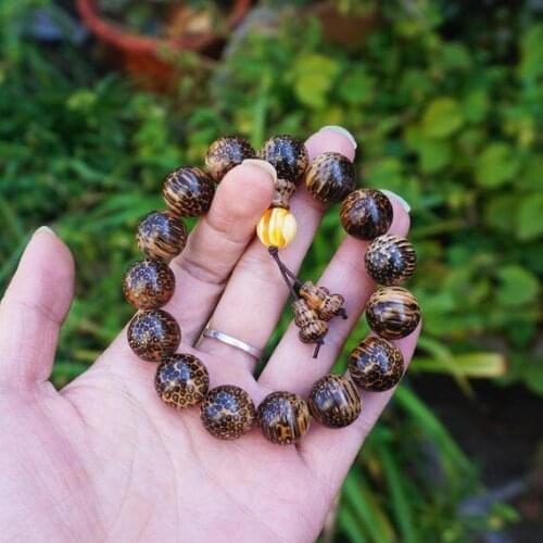 Grade AAA Natural wood Beads Bamboo Beads Mala Beads Japa Mala Man Bracelet DIY Accessories 15 18 20 25mm