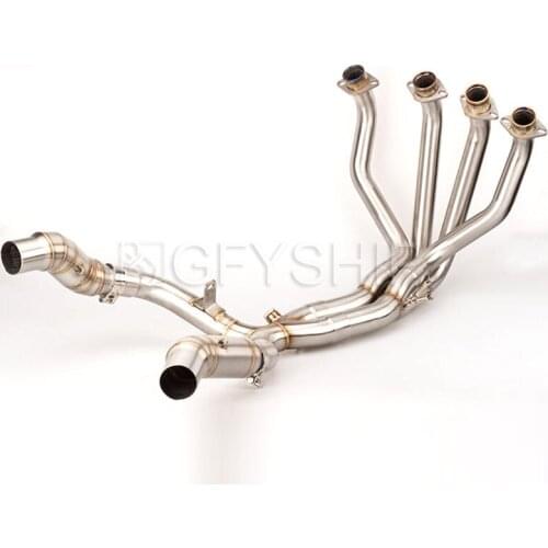 For Kawasaki Z1000 Z1000SX 2010 to 2018 2019 Ninja 1000 Escape Slip-on Motorcycle Exhaust Muffler Front And Mid Link Pipe System