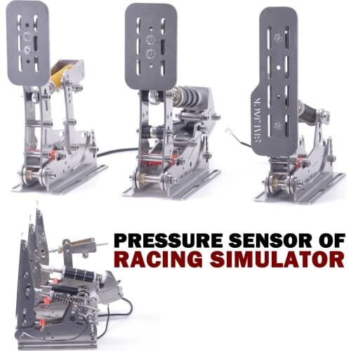 For Logitech G27 G29 Thrustmaster T300RS/GT T500 Throttle Clutch Brake PC Racing Simulator Pressure Sensor HE Hydraulic Pedal