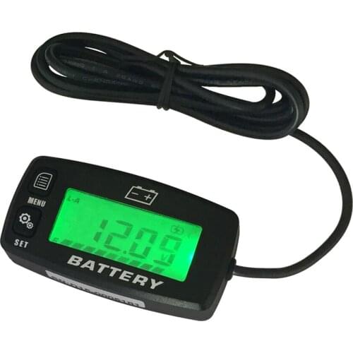 Battery Gauge Battery GEL LiFeO4 AGM Voltmeter Battery Indicator FOR Auto Motorcycle ATV Tractor Trolling Motor Car