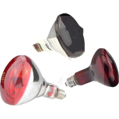 For 2PSC PH 100W infrared lamp,R95 IR Red 100W 230V E27 ES,Physiotherapy light beauty solarium heat therapy red IR95E bulb