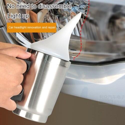 Car Headlight Lens Repair Tool Restoration Heating Atomization Cup Restore Kit EU/US Plug Car Accessories
