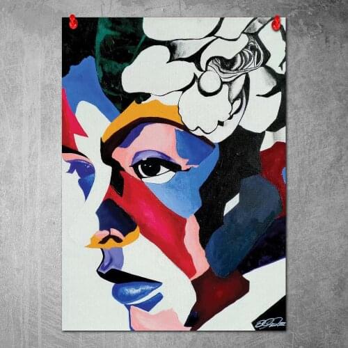 Heartache Sit Down Canvas Paintings on The Wall Art Posters and Prints Nordic Picture for Living Room No Frame