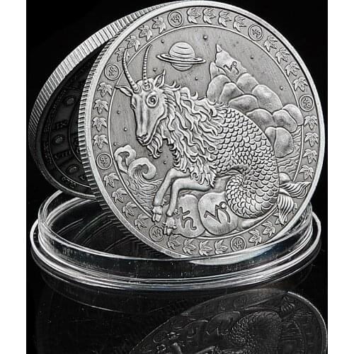 2020 Western Astrology Constellation Collectible Capricorn Token Zodiac Coin Collection