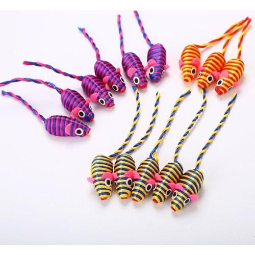 Cat Line Mouse Toy Pet Cat Scratch Mouse Polychrome Pet Supplies