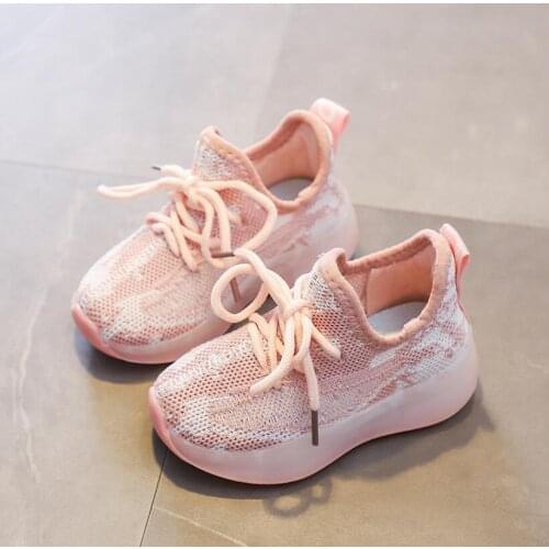 Spring new fashionable net breathable leisure sports shoes kids running shoes for girls shoes for boys brand children shoes