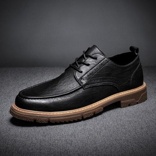 Handmade Genuine Leather Men Shoes autumn Business fashion Men Casual Shoes Brand Shoes Men Fashion Sneakers Men Shoes