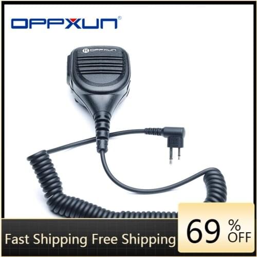 2021 Hot Dropshipping 2 Pin Remote Speaker Microphone For Motorola Walkie Talkie GP68 GP88 GP88S GP300 CP150 Radio PMMN4013