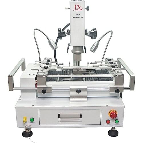 LY R690 Three Zones Touch Screen Laser Point 4000W BGA Rework Station Hot Air Soldering Machine